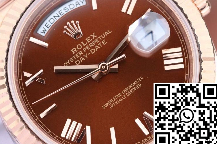 Dial Brown Date Factory EW 228235 Day Rolex 40mm 0401